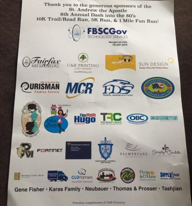 We are very proud to sponsor this years race!