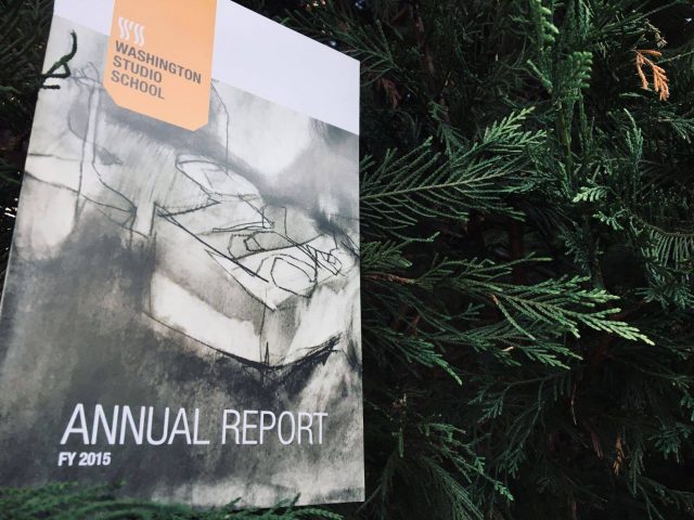 Blast from the past: Washington Studio School Annual Report circa 2015. Please let us…